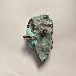 Natural Blue Aragonite Mineral Specimen